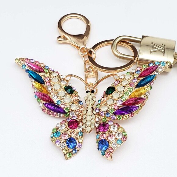 100% Auth Louis Vuitton Lock & Key with unbranded Bagcharm, Keycharm, Keychain - Picture 3 of 7